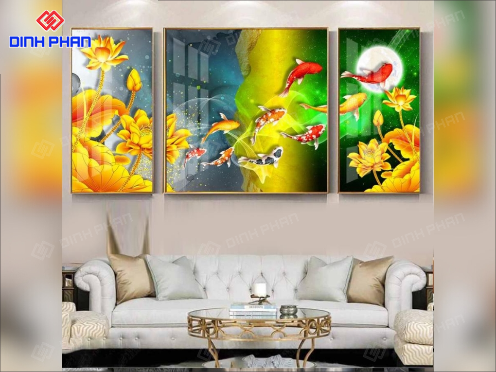 Tranh tráng gương Daklak hiện đại, sang trọng