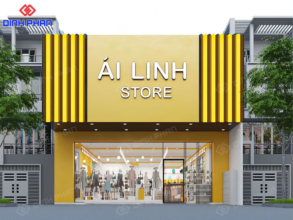 Thi công shop BMT đẹp, thu hút, và dễ bán hàng