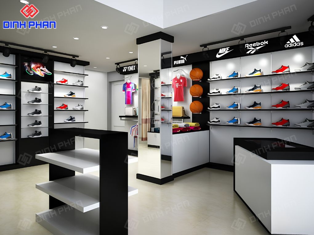 Thi công shop BMT đẹp, thu hút, và dễ bán hàng