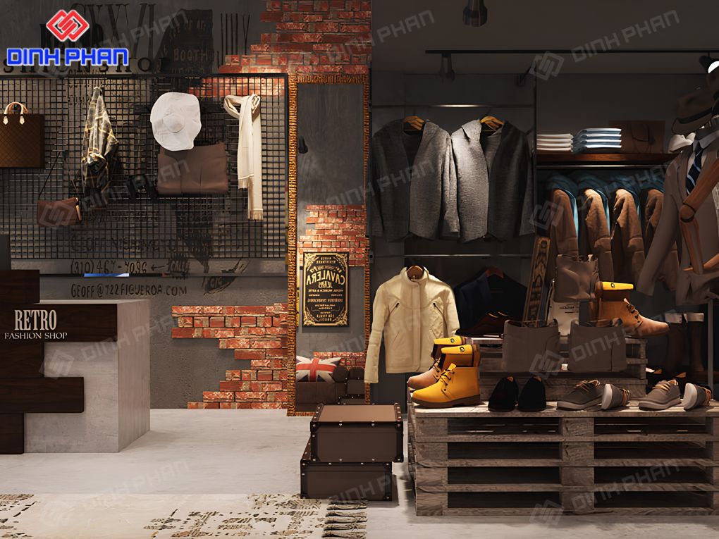 Thi công shop BMT đẹp, thu hút, và dễ bán hàng