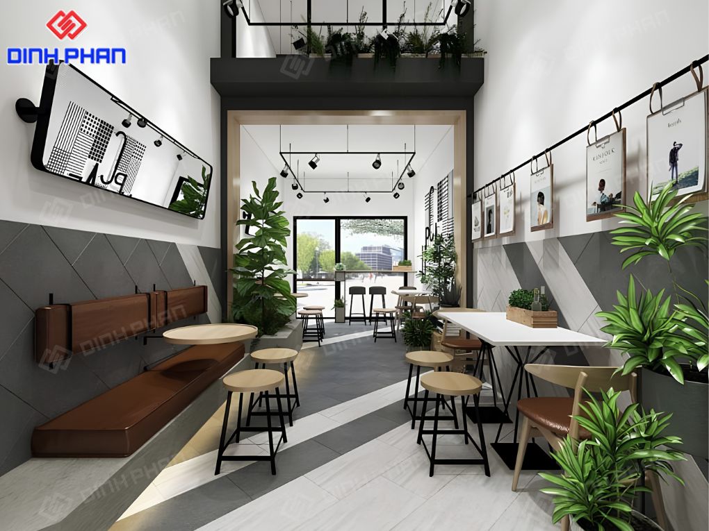 Thiết kế quán cafe BMT đẹp, hiện đại và thu hút khách hàng
