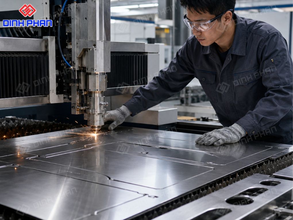 Quy trình cắt inox Đăk Lăk chuyên nghiệp, đảm bảo độ chính xác cao