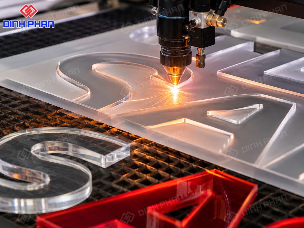 Cắt laser Đắk Lắk đẹp - Ứng dụng trong quảng cáo