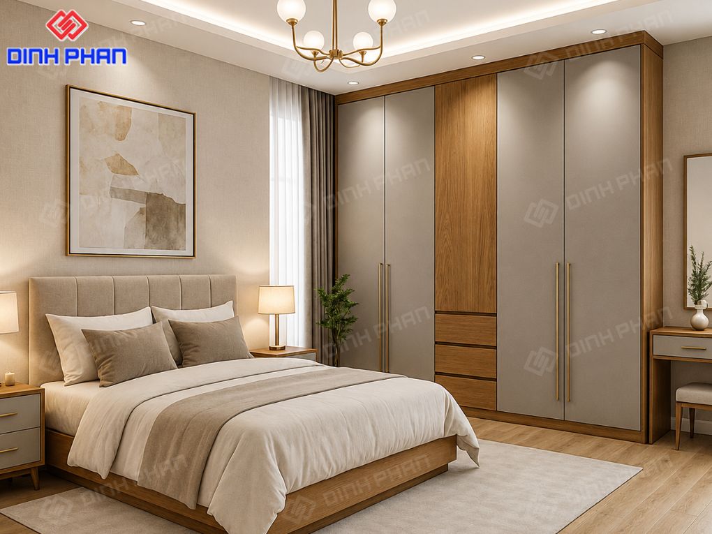 Thiết kế phòng ngủ thanh lịch, tinh tế