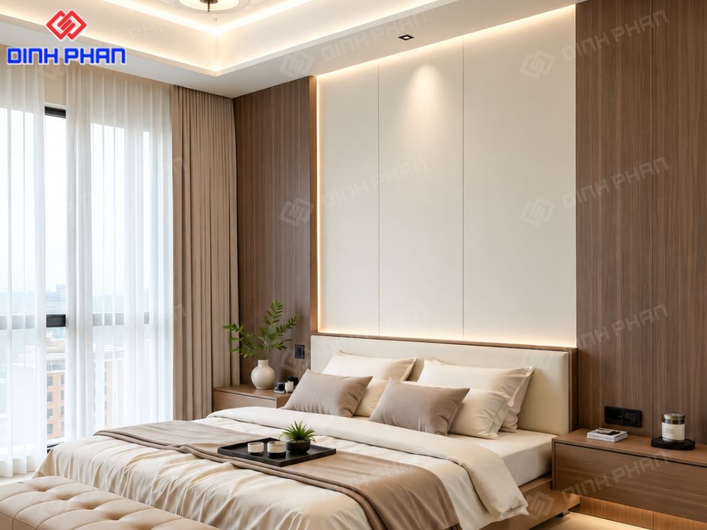 Phòng ngủ ấm cúng, thiết kế tinh tế