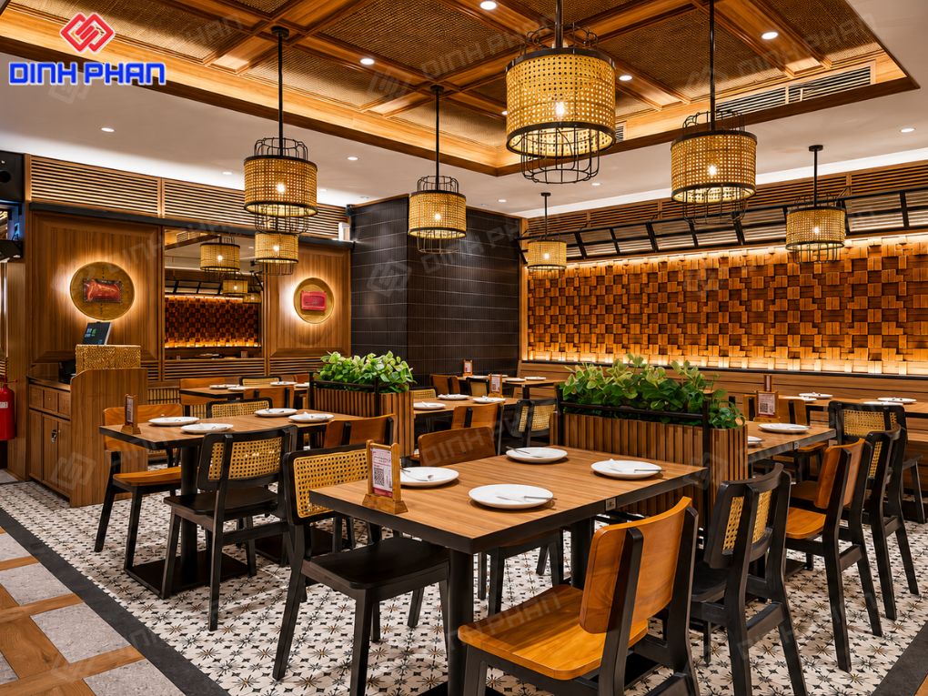 Thiết kế nhà hàng Đắk Lắk đẹp, tối ưu không gian Thiết kế nhà hàng Đắk Lắk đẹp, tối ưu không gian