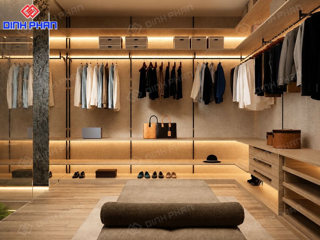 Shop bán đồ với nội thất gỗ sang trọng 