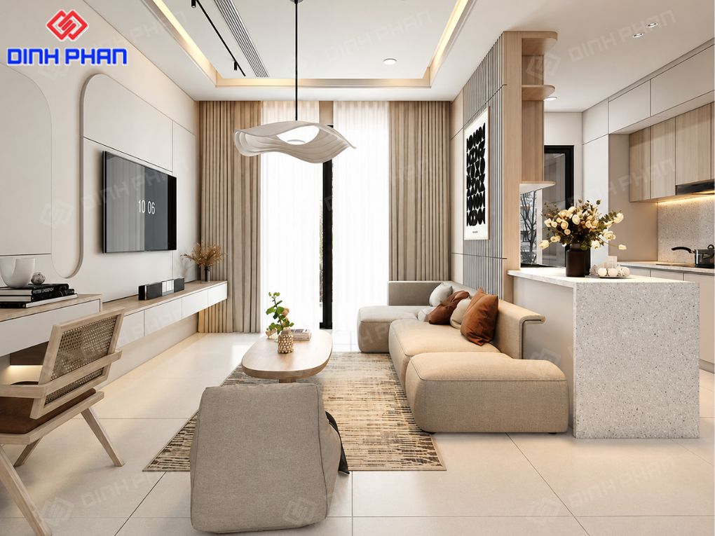 Xưởng nội thất Đắk Lắk rẻ, đẹp, chỉn chu Nội thất căn hộ tối giản, tối ưu diện tích sử dụng