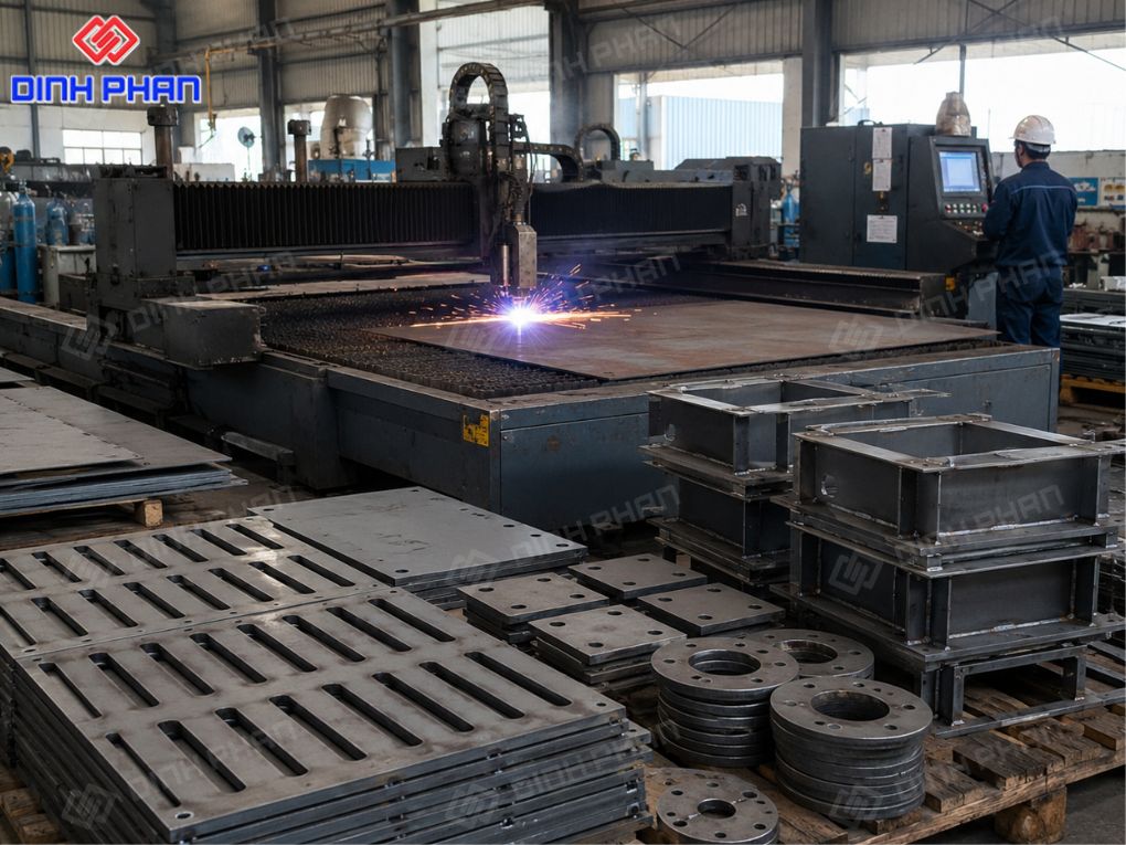 Cắt sắt tấm Đắk Lắk đẹp, nhanh và đúng kích thước