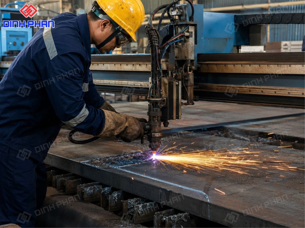 Cắt sắt tấm Đắk Lắk đẹp, nhanh và đúng kích thước