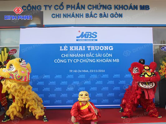 In phông nền cho sự kiện đẹp, chuyên nghiệp và sắc nét theo yêu cầu