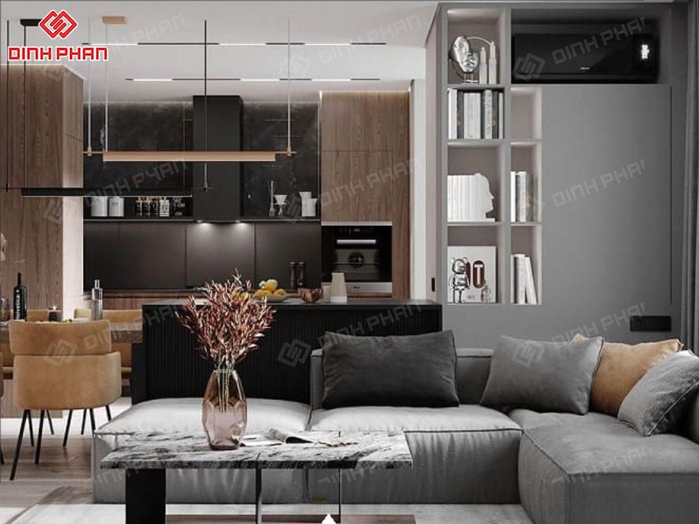 Thiết Kế Phòng Khách Chung Cư BMT Đẹp, Tối Ưu Diện Tích