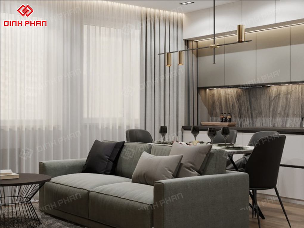 Thiết Kế Phòng Khách Chung Cư BMT Đẹp, Tối Ưu Diện Tích