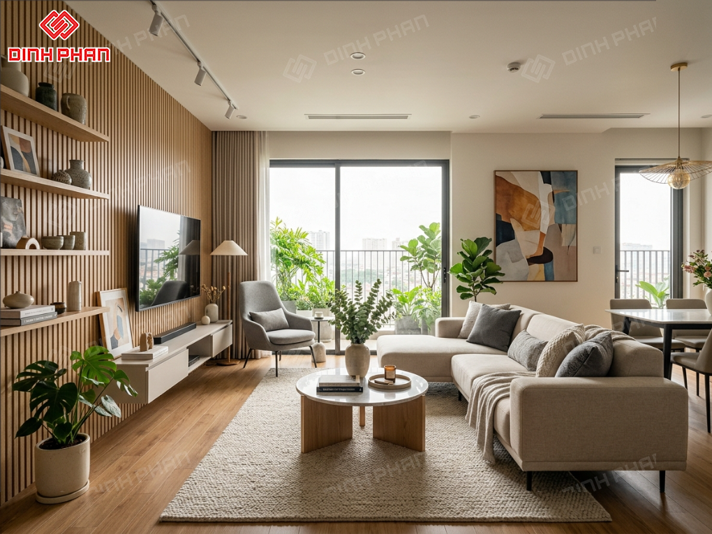 Nội thất phòng khách hiện đại hay tân cổ điển?