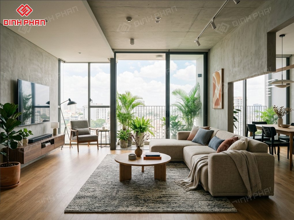 Nội thất phòng khách hiện đại hay tân cổ điển?