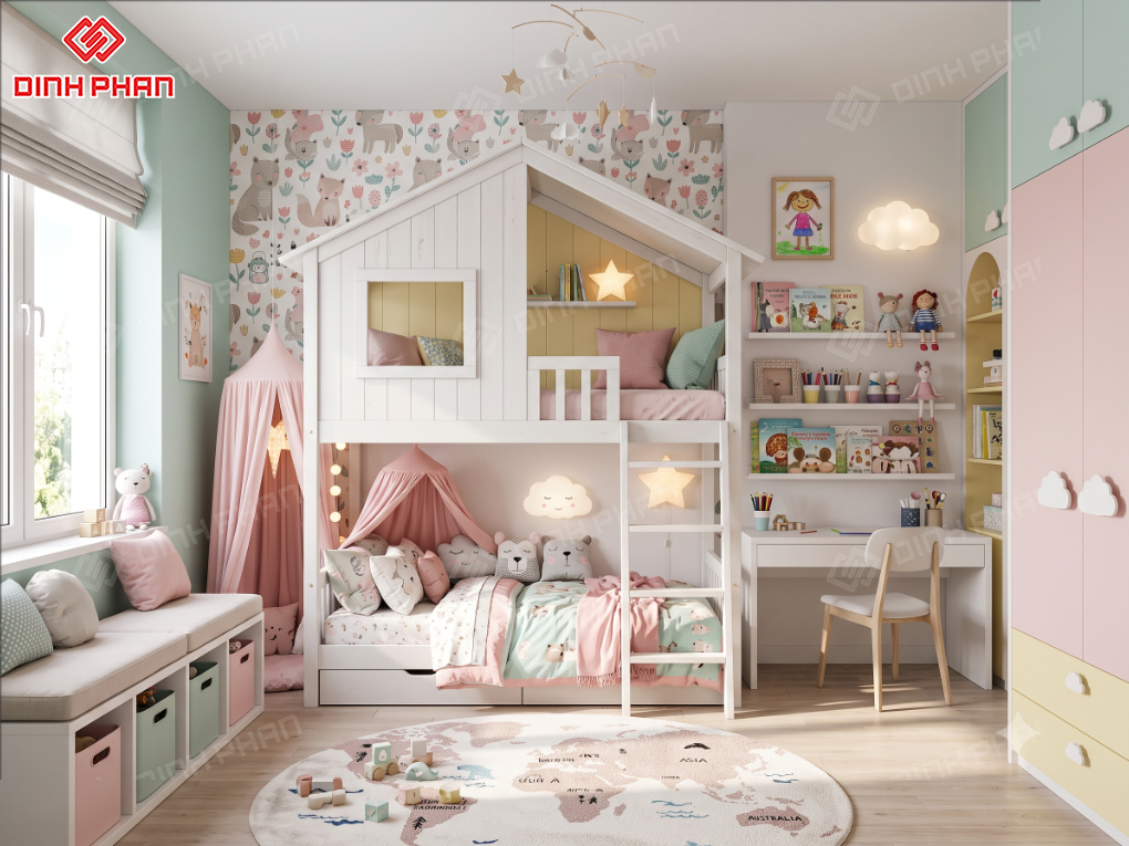 Nội Thất Phòng Ngủ Trẻ Em BMT: Đẹp, An Toàn & Giá Xưởng
