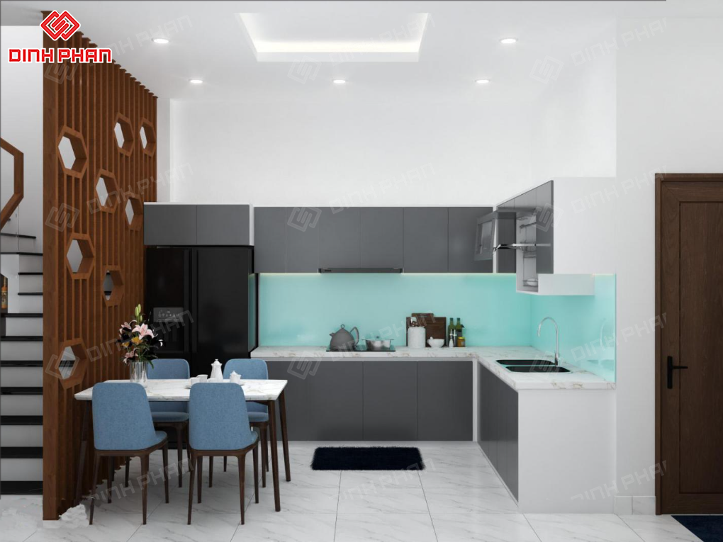 Thiết Kế Bếp Nhỏ Chữ L BMT: Giải Pháp Đột Phá Không Gian Bếp Tiện Nghi