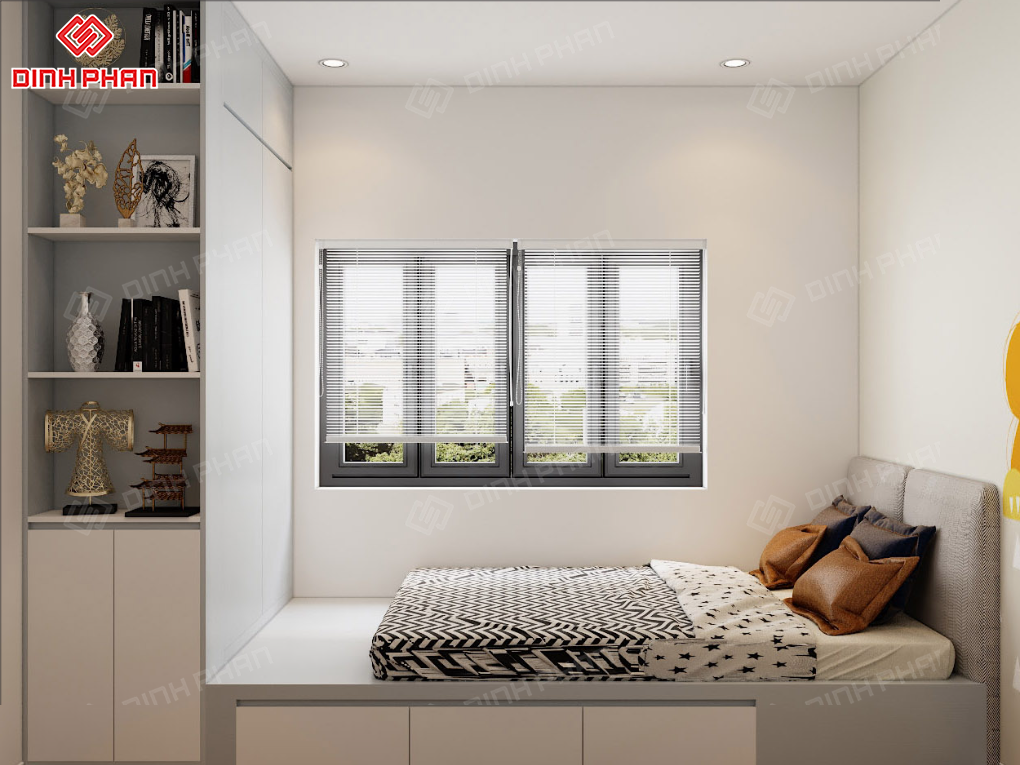 Thiết Kế Phòng Ngủ Nhỏ BMT Đẹp Hiện Đại, Tối Ưu Diện Tích Thiết Kế Phòng Ngủ Nhỏ BMT Đẹp Hiện Đại, Tối Ưu Diện Tích